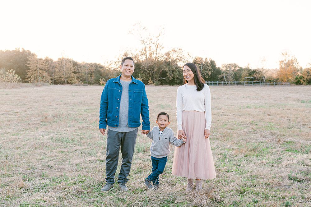 Los Penasquitos Canyon Preserve intimate family portrait with Amy Huang Photography