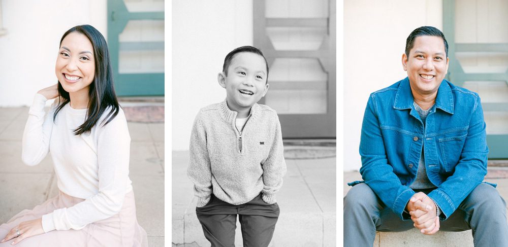 Individual Portraits of the family at Los Penasquitos by Amy Huang Photography