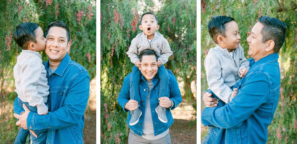 Dad and Son moments at Los Penasquitos by Amy Huang Photography